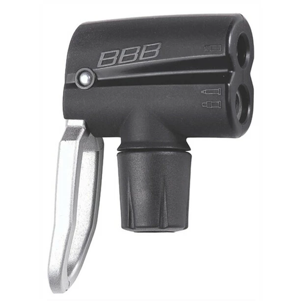 BBB Cycling Dualhead BFP-93 Pumpenkopf Presta/Schrader/Dunlop 3 BBB Cycling Dualhead BFP-93 Pumpenkopf Presta/Schrader/Dunlop