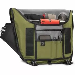 Chrome Mini Metro Umhängetasche Oliv -CUBE RFR Teile Verkäufe chrome mini metro messenger bag olive branch 4