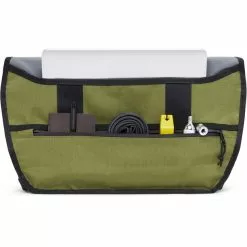 Chrome Simple Kuriertasche Oliv -CUBE RFR Teile Verkäufe chrome simple messenger bag olive branch 4