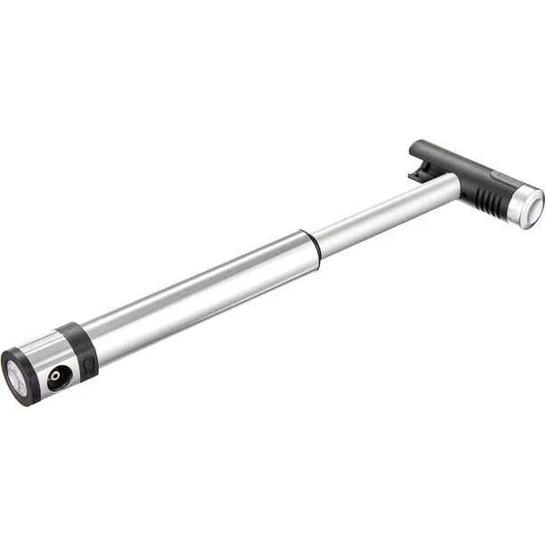 Crankbrothers Klic HV CO2-Pumpe Inkl. Rahmenhalter Analoger Manometer Silber/schwarz 5 Crankbrothers Klic HV CO2-Pumpe Inkl. Rahmenhalter Analoger Manometer Silber/schwarz – Bild 3