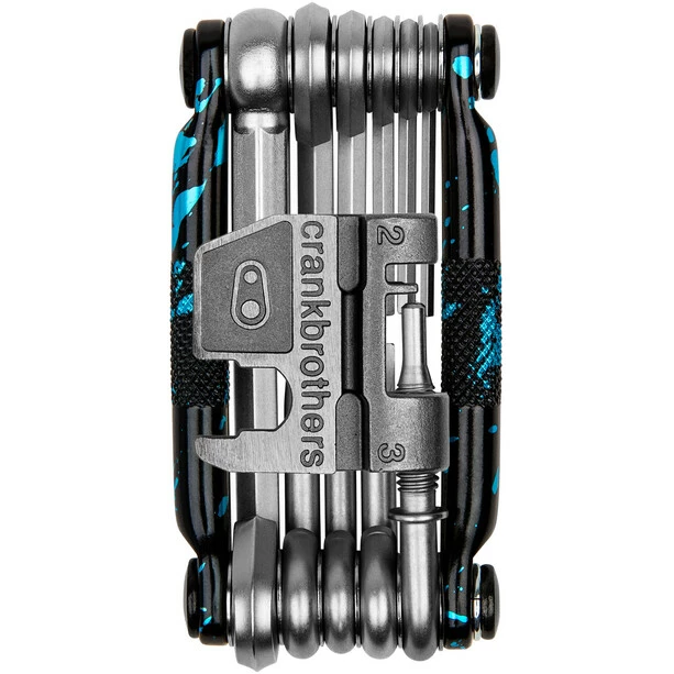 Crankbrothers M17 Multitool Splatter Edition Schwarz/silber 3 Crankbrothers M17 Multitool Splatter Edition Schwarz/silber