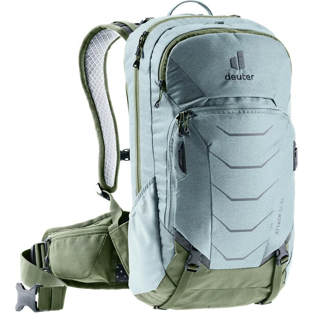 Deuter Attack 14 SL Rucksack Damen Grau/oliv 3 Deuter Attack 14 SL Rucksack Damen Grau/oliv