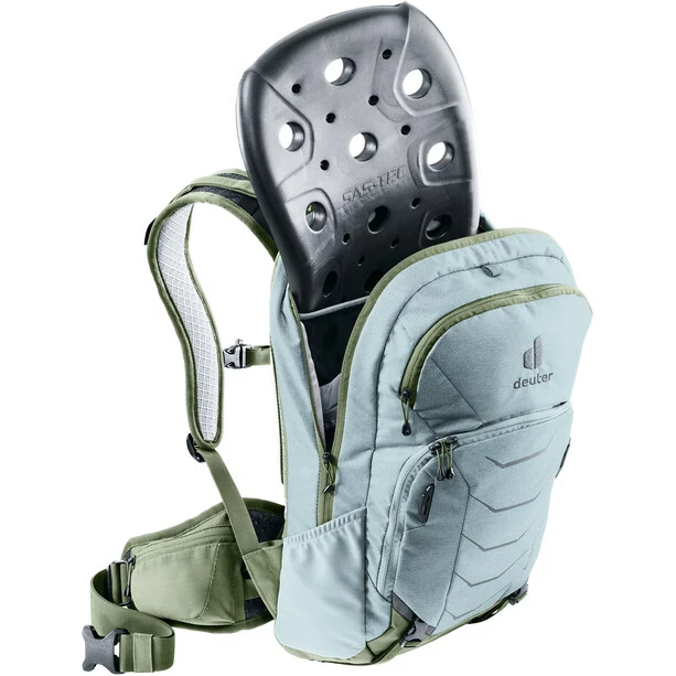 Deuter Attack 14 SL Rucksack Damen Grau/oliv 5 Deuter Attack 14 SL Rucksack Damen Grau/oliv – Bild 3