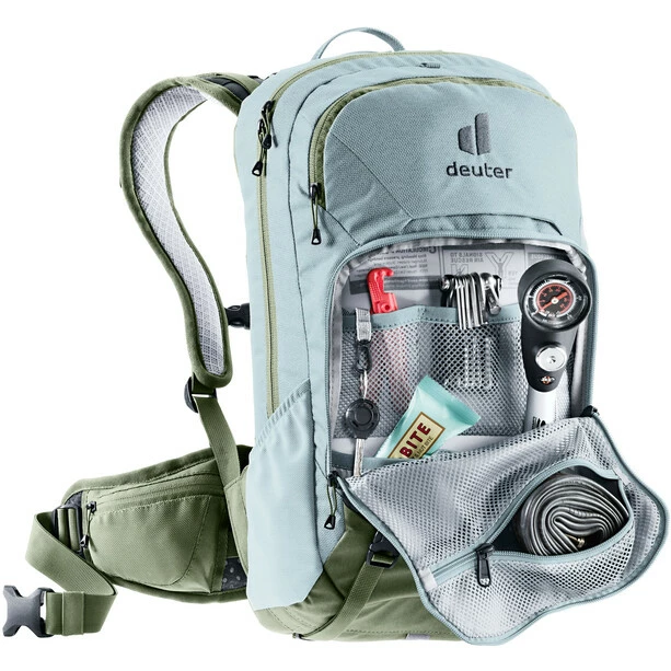 Deuter Attack 14 SL Rucksack Damen Grau/oliv 6 Deuter Attack 14 SL Rucksack Damen Grau/oliv – Bild 4