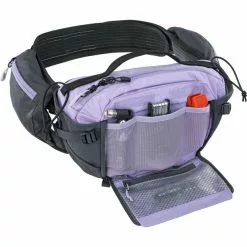 EVOC Hip Pack Pro 3l + Trinkblase 1,5l Lila/grau -CUBE RFR Teile Verkäufe evoc hip pack pro 3l bladder 15l multicolour 4