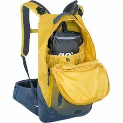EVOC Trail Pro 10 Protektor Rucksack Gelb -CUBE RFR Teile Verkäufe evoc trail pro 10 protector backpack curry denim 4
