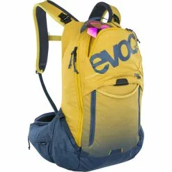 EVOC Trail Pro 16 Protektor Rucksack Gelb -CUBE RFR Teile Verkäufe evoc trail pro 16 protector backpack curry denim 3