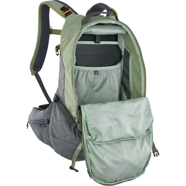 EVOC Trail Pro 26 Protektor Rucksack Oliv 6 EVOC Trail Pro 26 Protektor Rucksack Oliv – Bild 4