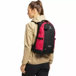 Haglöfs Haglöfs Tight Medium Rucksack 20l Schwarz/rot -CUBE RFR Teile Verkäufe hagloefs tight medium backpack 20l true black scarlet red 6
