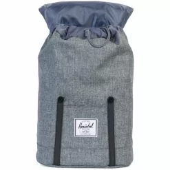 Herschel Retreat Rucksack 19,5l Grau/schwarz -CUBE RFR Teile Verkäufe herschel retreat backpack 195l unisex raven crosshatch black 4