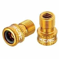 KCNC Ventil Adapter Presta Zu Schrader Gold