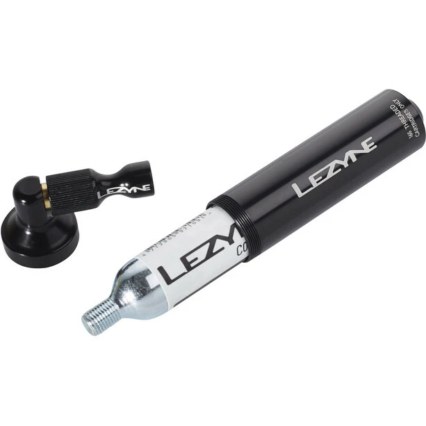 Lezyne Alloy Drive CO2 Pumpe Schwarz 5 Lezyne Alloy Drive CO2 Pumpe Schwarz – Bild 3