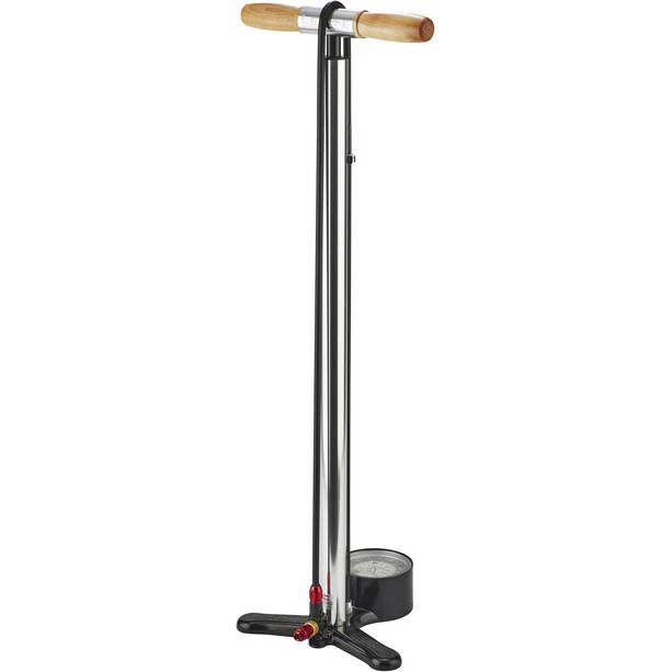 Lezyne Alloy Floor Drive Tall Standpumpe Silber/beige 3 Lezyne Alloy Floor Drive Tall Standpumpe Silber/beige
