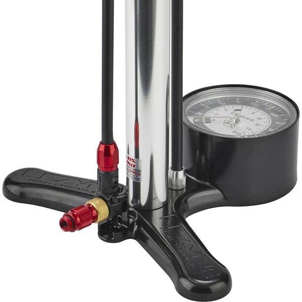 Lezyne Alloy Floor Drive Tall Standpumpe Silber/beige 5 Lezyne Alloy Floor Drive Tall Standpumpe Silber/beige – Bild 3