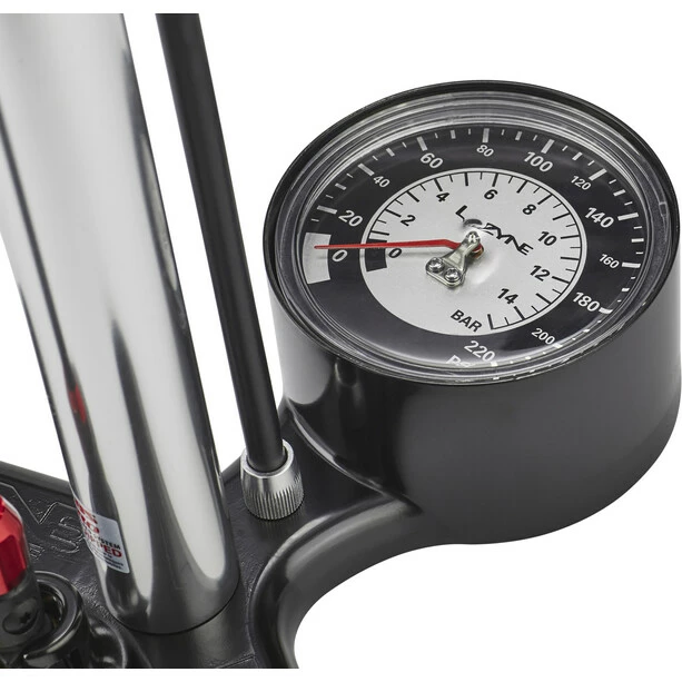 Lezyne Alloy Floor Drive Tall Standpumpe Silber/beige 6 Lezyne Alloy Floor Drive Tall Standpumpe Silber/beige – Bild 4