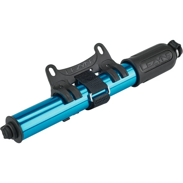Lezyne HV Drive Minipumpe M Blau/schwarz 4 Lezyne HV Drive Minipumpe M Blau/schwarz – Bild 2
