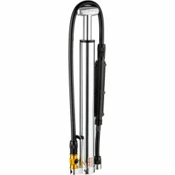 Lezyne CNC Micro Floor Drive Digital HVG Minipumpe Silber/schwarz