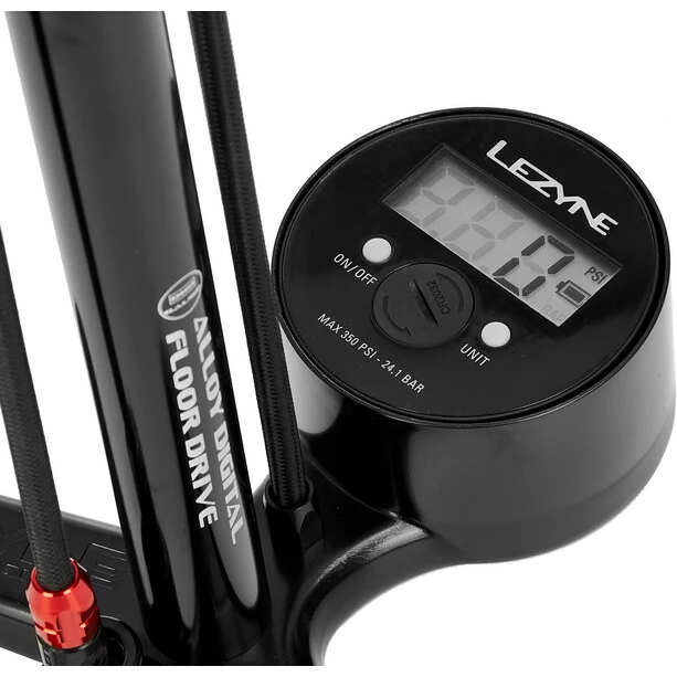 Lezyne Digital Drive 3.5 Standpumpe Aluminium Schwarz 8 Lezyne Digital Drive 3.5 Standpumpe Aluminium Schwarz – Bild 6