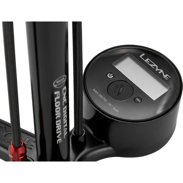Lezyne Digital Drive 3.5 Standpumpe CNC Schwarz 8 Lezyne Digital Drive 3.5 Standpumpe CNC Schwarz – Bild 6