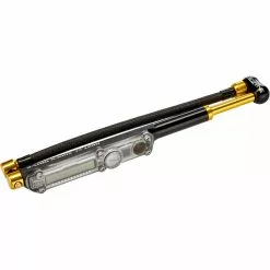 Lezyne Digital Shock Drive Minipumpe Schwarz/gelb