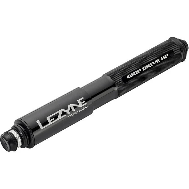 Lezyne Grip Drive HP Minipumpe S Schwarz 3 Lezyne Grip Drive HP Minipumpe S Schwarz