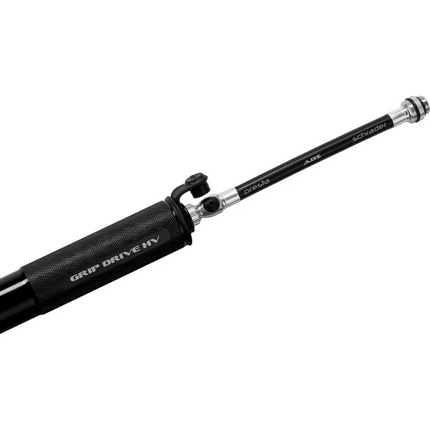 Lezyne Grip Drive HV Minipumpe M Schwarz 5 Lezyne Grip Drive HV Minipumpe M Schwarz – Bild 3