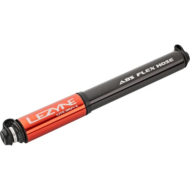 Lezyne Lite Drive Minipumpe Schwarz/rot 3 Lezyne Lite Drive Minipumpe Schwarz/rot
