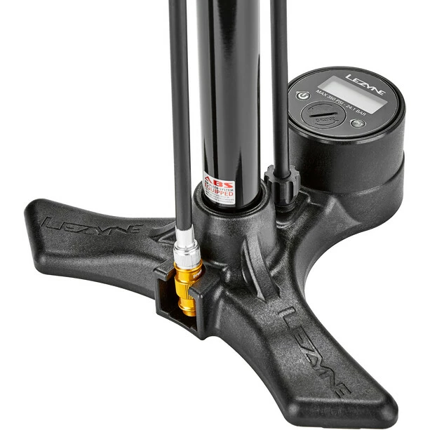 Lezyne Macro Floor Drive Digital Standpumpe Schwarz 5 Lezyne Macro Floor Drive Digital Standpumpe Schwarz – Bild 3