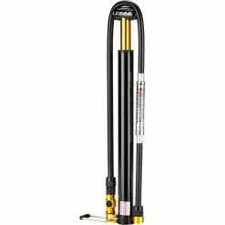 Lezyne Micro Floor Drive HPG Minipumpe Schwarz/gold