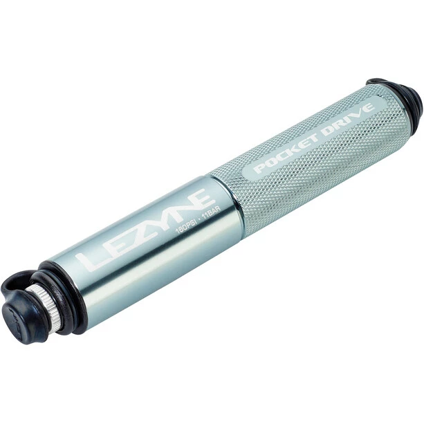 Lezyne Pocket Drive Minipumpe Grau 3 Lezyne Pocket Drive Minipumpe Grau