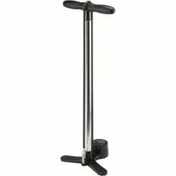 Lezyne Shock Digital Drive Standpumpe Schwarz/silber