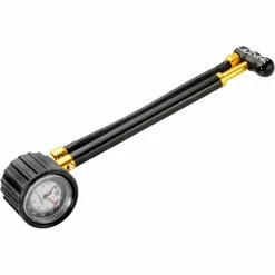 Lezyne Shock Drive Minipumpe Schwarz/gold