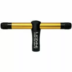 Lezyne Storage Drive CNC Torx/Innensechskantschlüssel-Set Inkl. Halterung Schwarz/gold