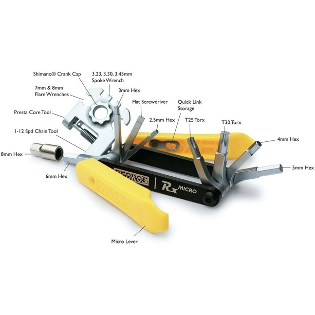 Pedros Rx Micro Multitool 20 Teile 5 Pedros Rx Micro Multitool 20 Teile – Bild 3