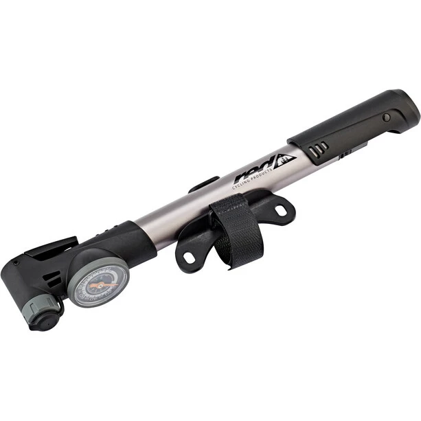 Red Cycling Products HV/HP Aluminium Minipumpe Silber/schwarz 4 Red Cycling Products HV/HP Aluminium Minipumpe Silber/schwarz – Bild 2