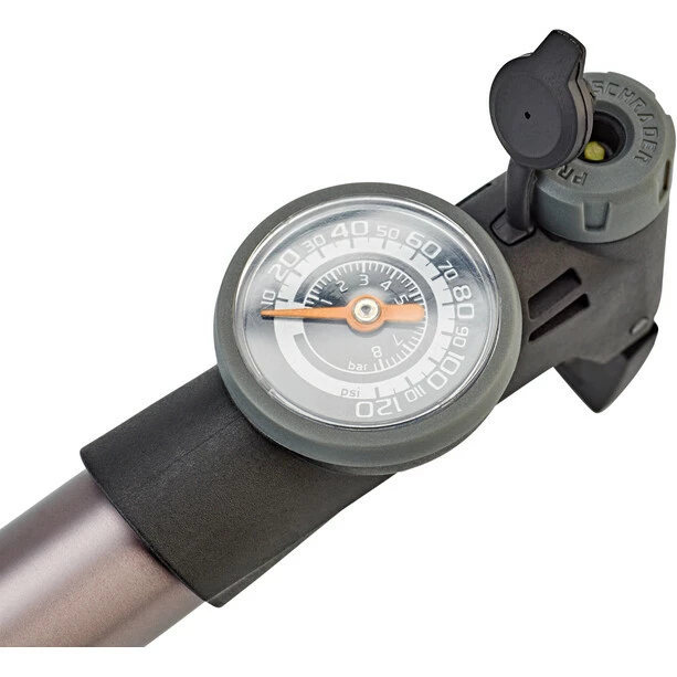 Red Cycling Products HV/HP Aluminium Minipumpe Silber/schwarz 6 Red Cycling Products HV/HP Aluminium Minipumpe Silber/schwarz – Bild 4