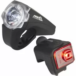 Red Cycling Products PRO 25 Lux Urban LED Beleuchtungs Set Schwarz