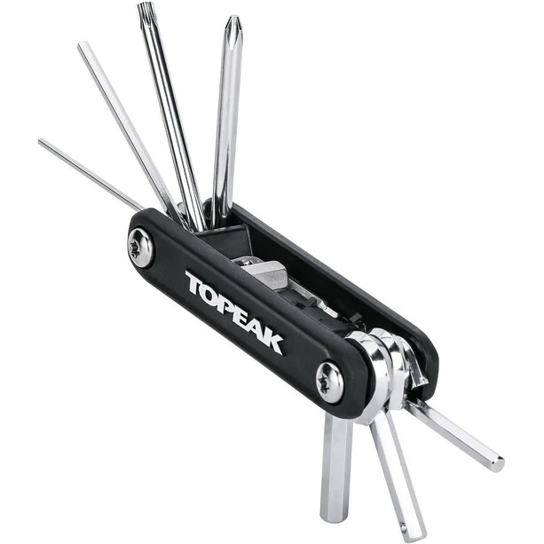 Topeak X-Tool+ Multitool Schwarz/silber 3 Topeak X-Tool+ Multitool Schwarz/silber