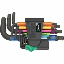 Wera 950 Hex-Plus Multicolour 2 Winkelschlüsselsatz Mit 9 Stück