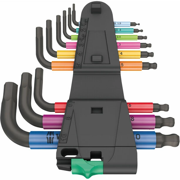 Wera 950 Hex-Plus Multicolour 2 Winkelschlüsselsatz Mit 9 Stück 4 Wera 950 Hex-Plus Multicolour 2 Winkelschlüsselsatz Mit 9 Stück – Bild 2