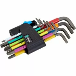 Wera 967 TX Multicolour Winkelschlüssel-Set Mit 9 Teilen Inkl. Haltefunktion
