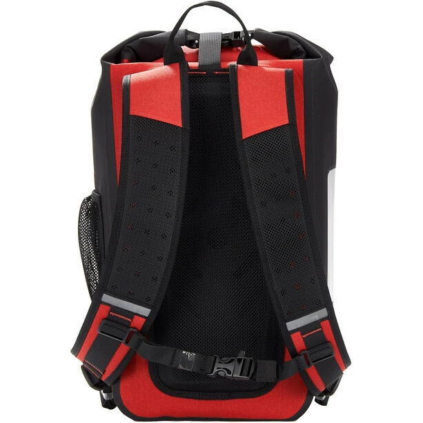 XLC Pendlerrucksack Wasserdicht Rot/schwarz 4 XLC Pendlerrucksack Wasserdicht Rot/schwarz – Bild 2