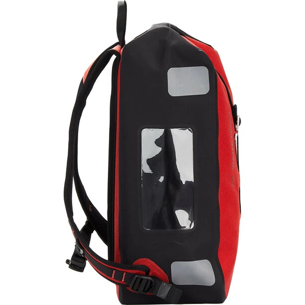 XLC Pendlerrucksack Wasserdicht Rot/schwarz 5 XLC Pendlerrucksack Wasserdicht Rot/schwarz – Bild 3