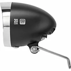 XLC LED Retro Frontlicht Inkl. Reflektor Schwarz/silber -CUBE RFR Teile Verkäufe xlc led retro front light incl reflector black 3