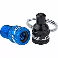 XLC Valve Adapter AV (Schrader) Zu Dunlop/Presta Schwarz/blau -CUBE RFR Teile Verkäufe xlc ventiladapter av auf dv sv schwarz blau 3